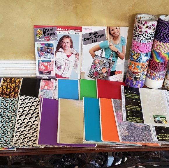 Duck tape rolls and sheets 180 pieces 160 lot - Picture 2 of 8